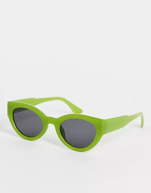 My Accessories London round sunglasses in green | ASOS | ASOS (Global)