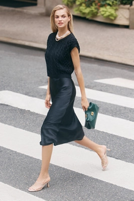 The Gemini Cap-Sleeve Sweater + Tank Dress Set | Anthropologie (US)