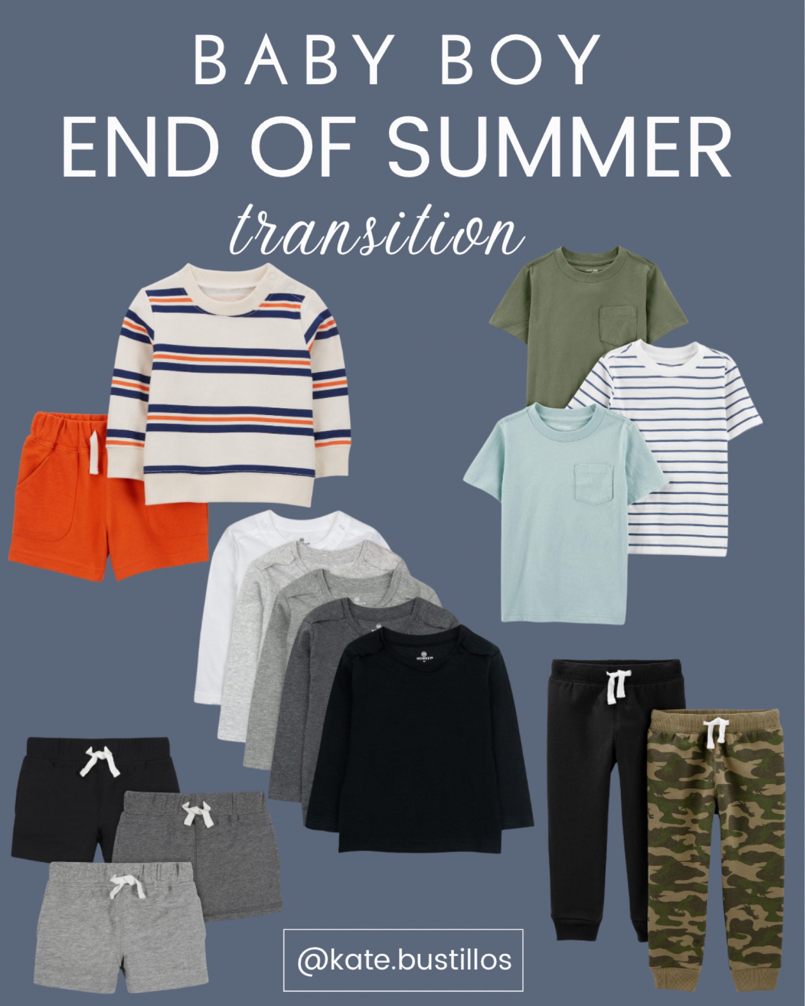 Baby boy clothing for transition from
Summer into Fall ☀️ 🍁 

#LTKBaby #LTKFallSale #LTKBacktoSchool