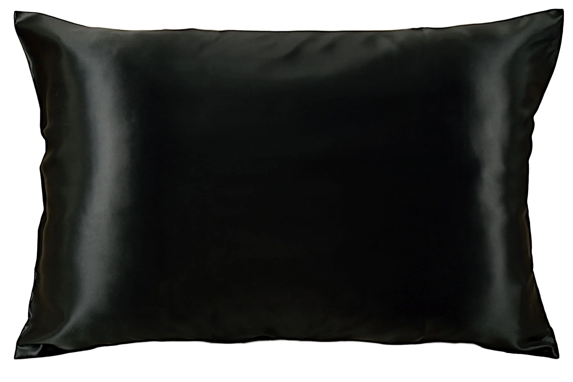 25 Momme Mulberry Silk Pillowcase - Black | Celestial Silk