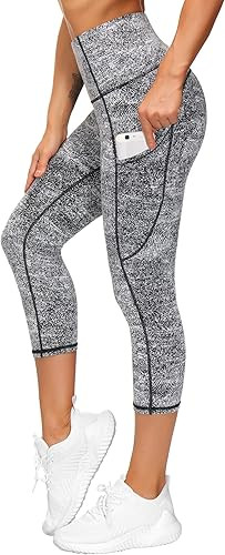 THE GYM PEOPLE Womens' Yoga Pants High Waist with Pocket Tummy Control | Amazon (US)