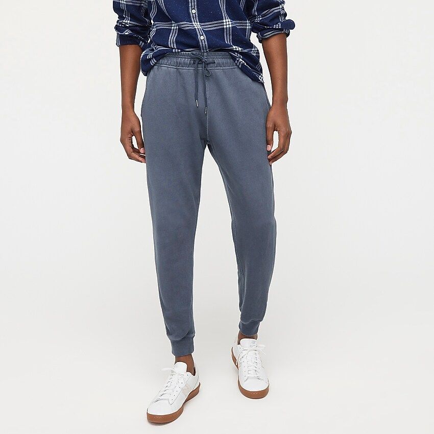 Garment-dyed french terry jogger sweatpant | J.Crew US