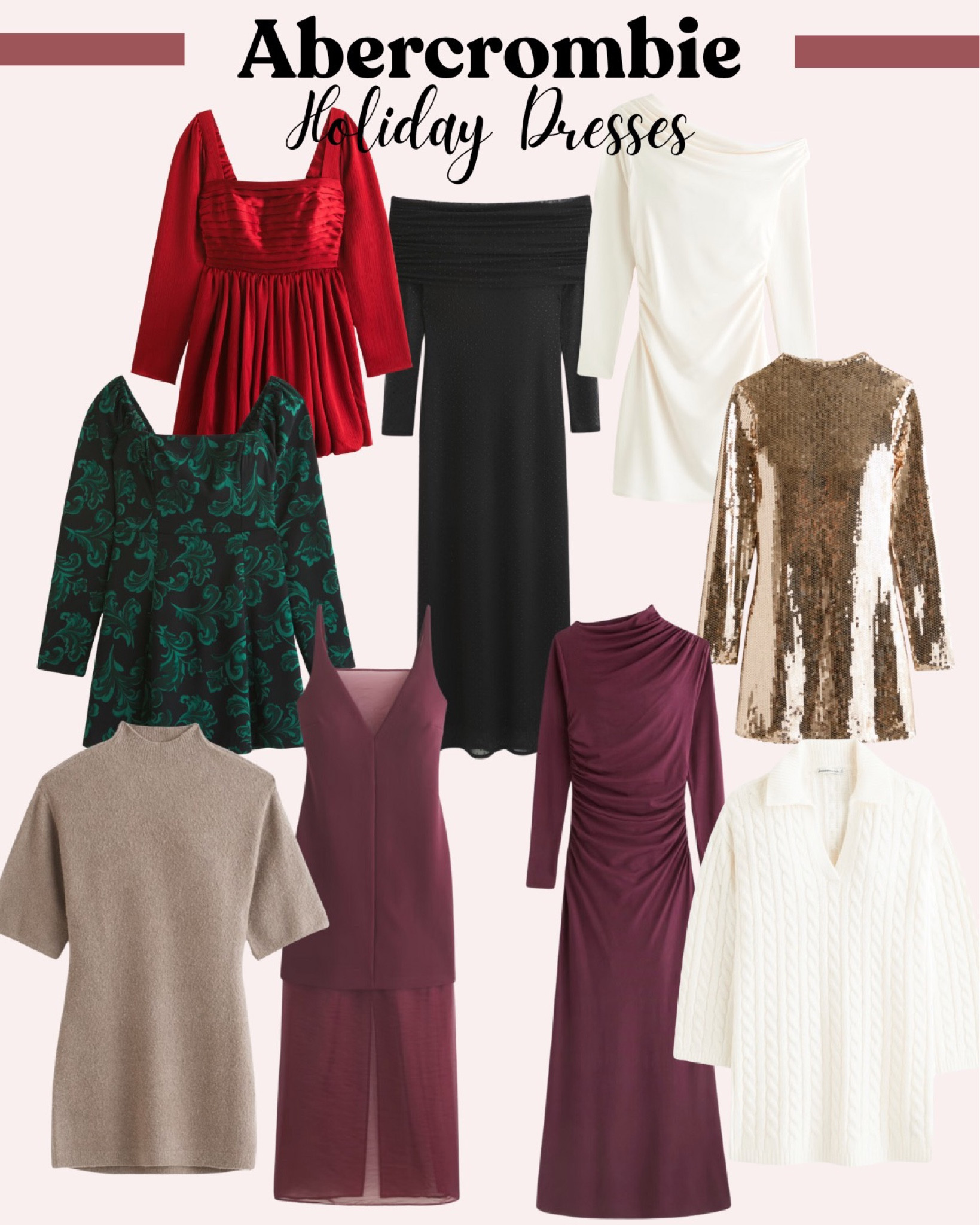 Abercrombie holiday dresses on sale 🎀

#LTKParties #LTKSaleAlert #LTKHoliday