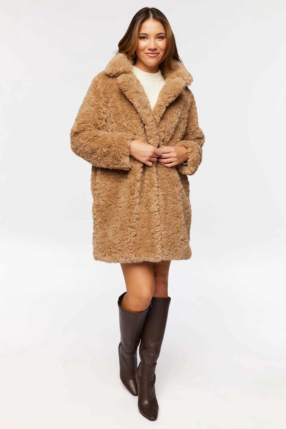 Plush Teddy Coat
– Forever 21 | Forever 21 CA