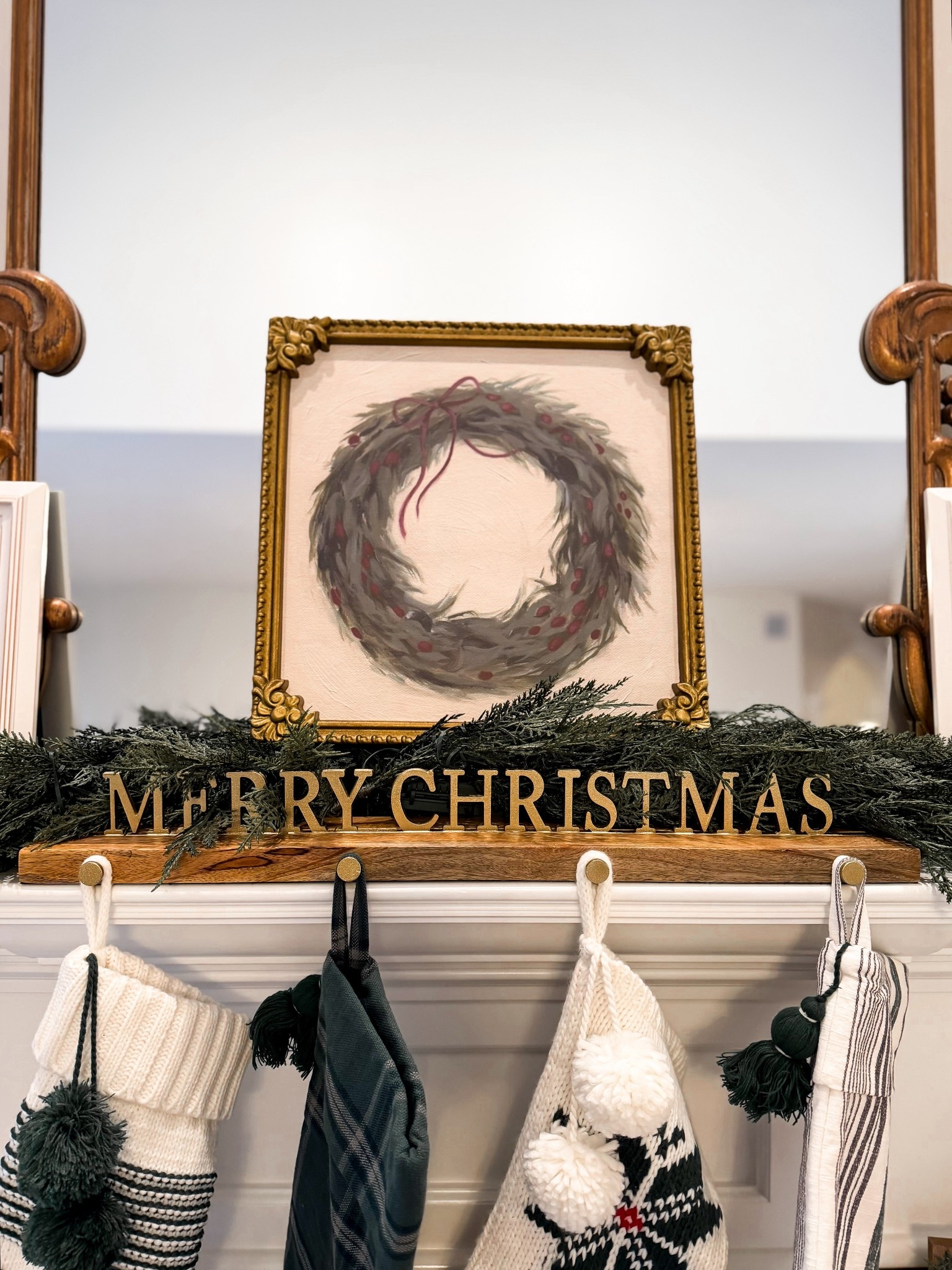 Wreath framed art work I’m loving from Target! 

#LTKFindsUnder50 #LTKHoliday #LTKHome