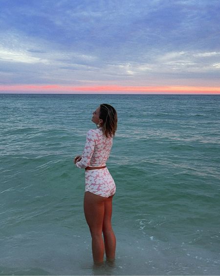 This swimsuit was perfect for a chilly dip actually feel like it kept me warm & so cute! 🌸 tts

#LTKSeasonal #LTKstyletip #LTKswim