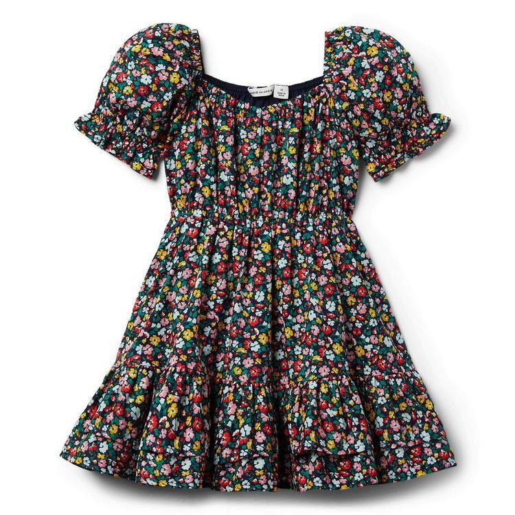Floral Puff Sleeve Dress | Janie and Jack
