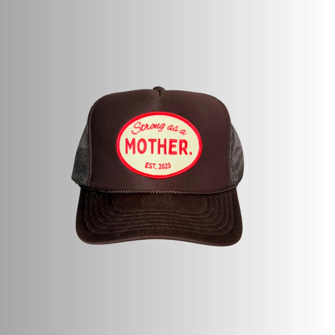 VINTAGE Strong as a mother\u00ae  Patch Hat - Mocha | Mother Hats