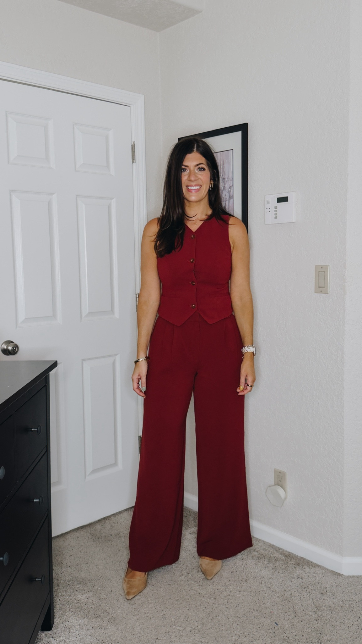 Wearing a size 10 long in the pants and a medium vest 


Summer to fall workwear, fall workwear, office outfit, midsize workwear, business casual outfit, fall office style, work outfit ideas, transitional workwear

#LTKOver40 #LTKMidsize #LTKWorkwear