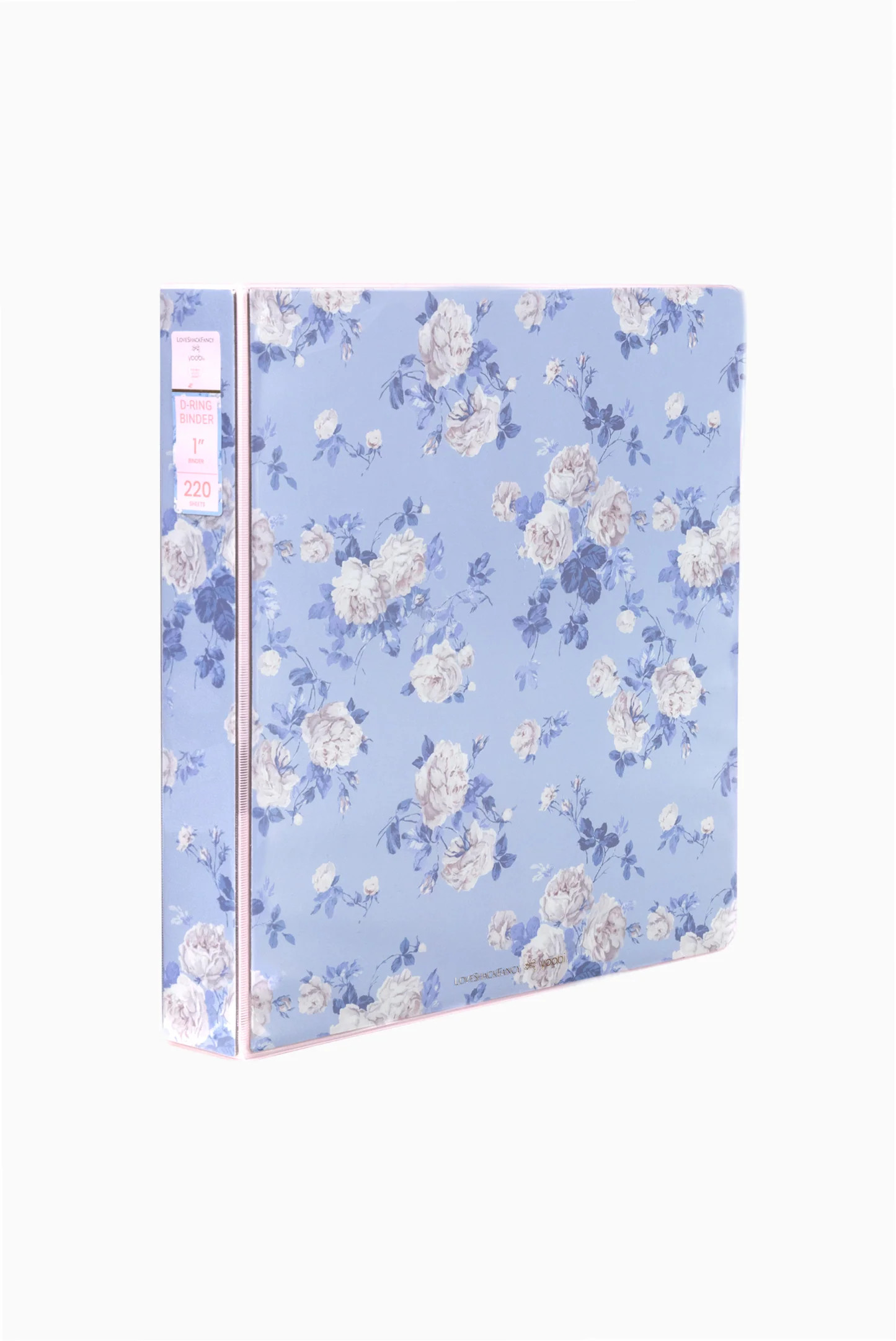 LoveShackFancy \u2502 Yoobi Everblooming Rosettes 1" Binder with 5-Tab Dividers + Stickers | LoveShackFancy