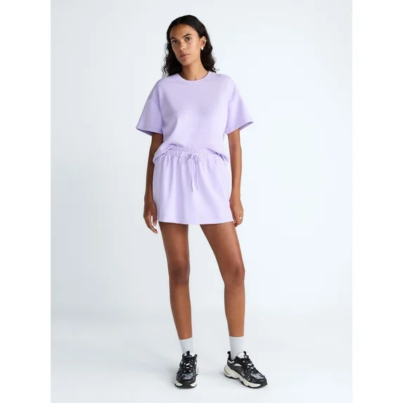 Scoop Women's and Women's Plus Double Waistband Skirt, Sizes XS-4X | Walmart (US)