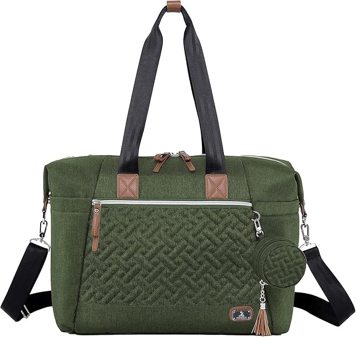 Dikaslon Diaper Bag Tote, Large Travel diaper tote for Mom and Dad, Multifunction baby tote bag f... | Amazon (US)