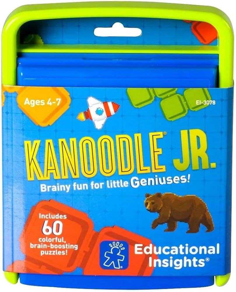 Educational Insights Kanoodle Jr. Brain Boosting Puzzle Game, Brain Teaser Game for Kids, 2-D & 3... | Amazon (US)