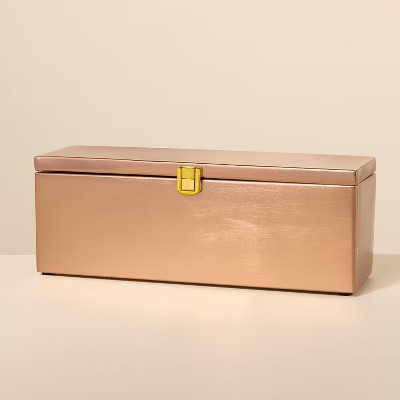 10.5" Tea Bag Container Copper Finish - Hearth & Hand™ with Magnolia | Target