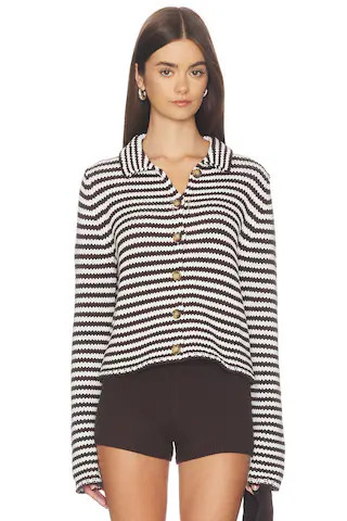 Fine Line Mini Marina Cardigan
                    
                    La Ligne | Revolve Clothing (Global)
