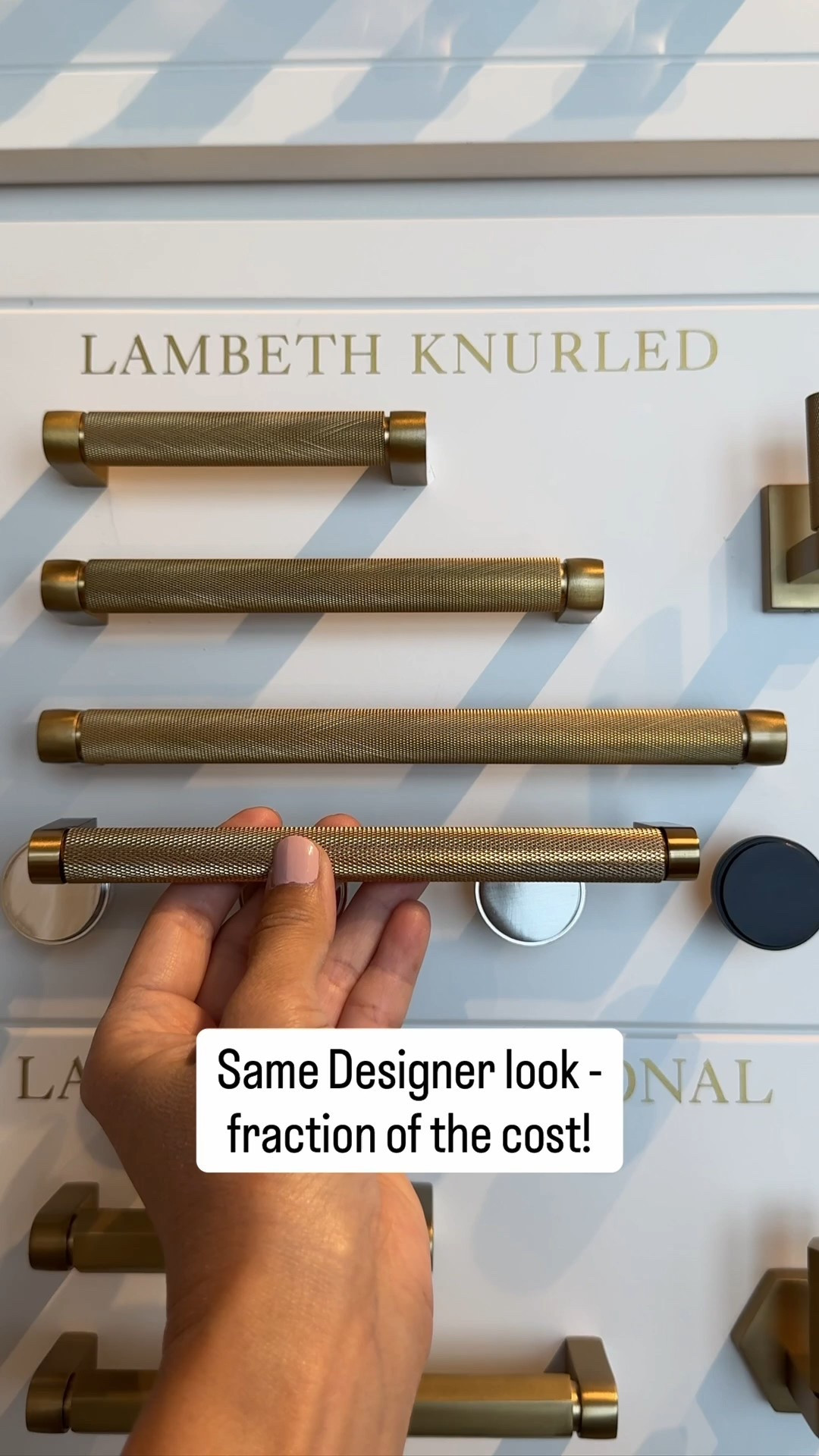 This hardware looks exactly like the Designer one, but for a fraction of the cost! Hardware can make such an impact on a space. It’s typically pricey but these are really great quality and the prettiest brass finish ￼

#LTKSaleAlert #LTKHome