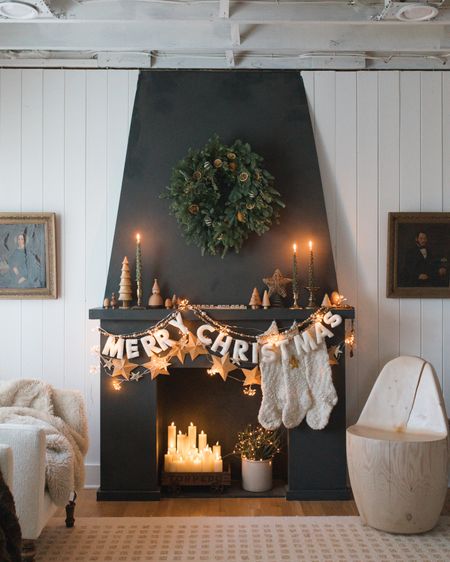 My 2023 Christmas mantel 🎄 she is GLORIOUS. Swipe to the last photo for a special message for us all 🤣 only a few weeks until Christmas so it’s time to SLEIGH THE DAY 💃🏻

*My “Merry Christmas banner” is currently on sale!

I made a little faux fire scene for my faux fireplace with my favorite flameless candles. I love to layer the fireplace for Christmas and always have so much fun mixing it up. This is surprisingly my favorite mantel look yet and I really didn’t think I could beat last years. Will share all of the years together in a post soon! 

Christmas mantel, Christmas decor, cozy Christmas decor, #myhomevibe #christmasgirly #christmaslove 

#LTKSeasonal #LTKhome #LTKHoliday
