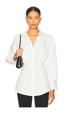 Free People x REVOLVE x Revolve Carlie Shirt In Clean Ivory from Revolve.com | Revolve Clothing (Global)