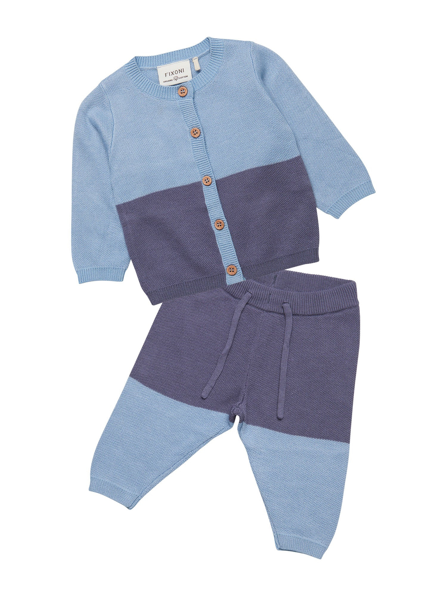 Colorblock Bamboo Knit Set | Danrie