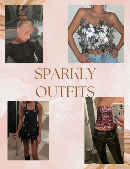 Sparkly outfit inspo, glitter, party outfits, stars, sequins

#LTKstyletip #LTKfit #LTKFind