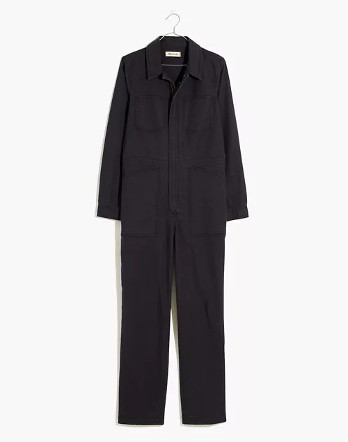 Plus Brushed Canvas Belted Jumpsuit | Madewell