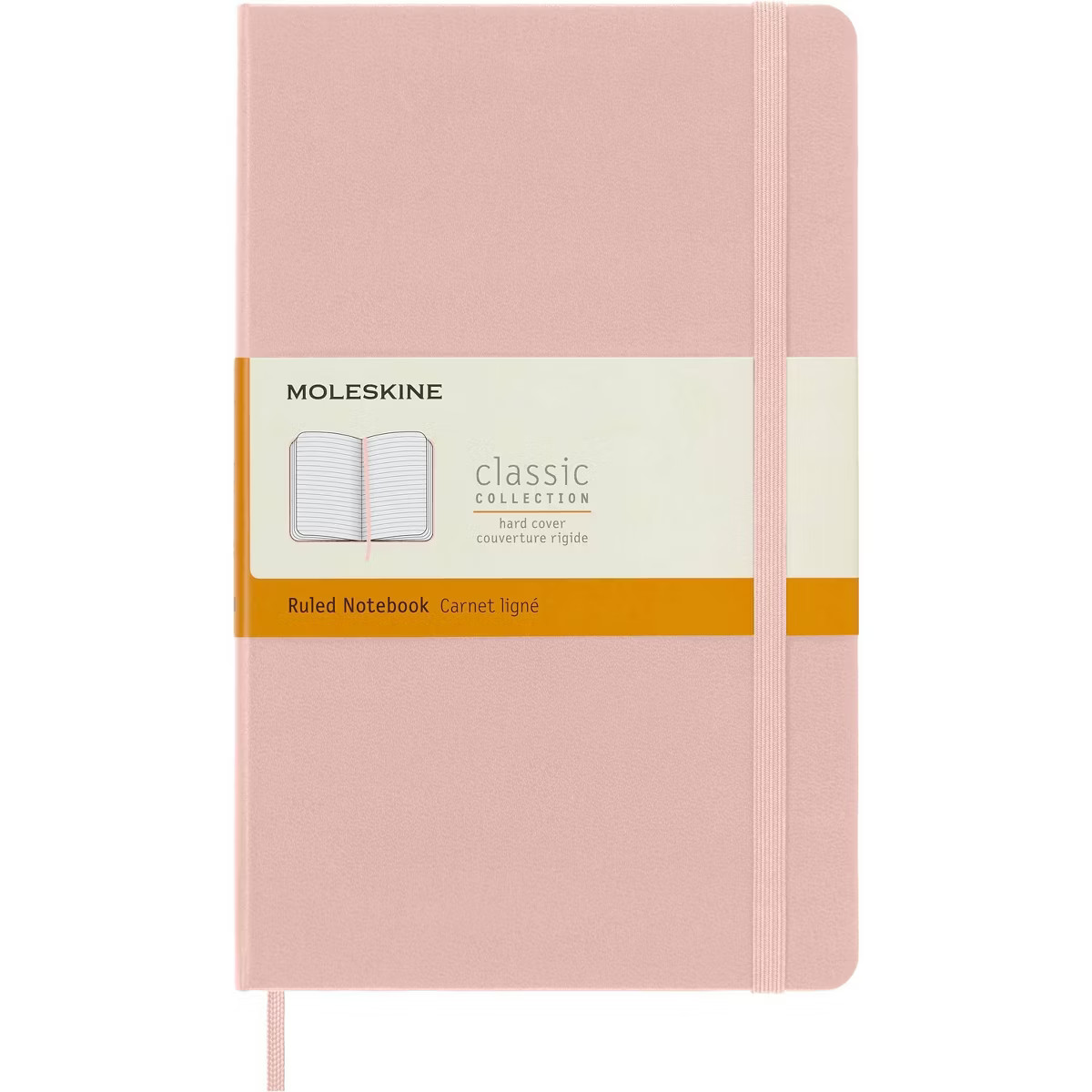 Moleskine Notebook Long Ruled Hard Cover Old Rose | Target
