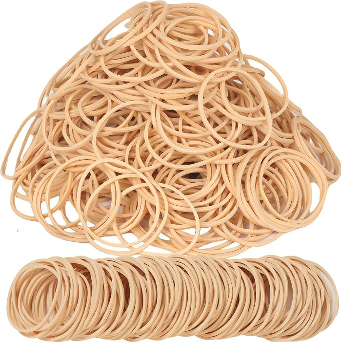 Rubber Bands Size16 Small Rubber Band 530pcs Beige Size#16 Heavy Duty | Amazon (US)