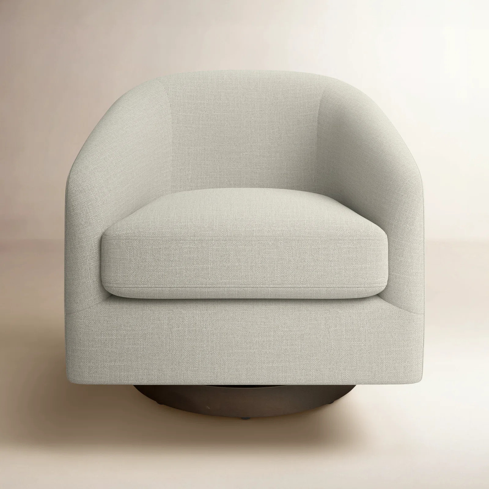 Bennett Upholstered Swivel Barrel Chair | AllModern