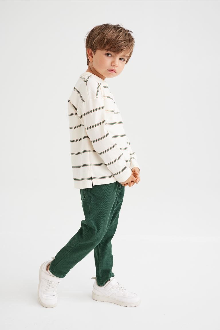 Slim Fit Corduroy Pants | H&M (US + CA)