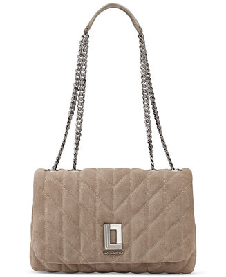 Lafayette Medium Suede Shoulder Bag | Macy's