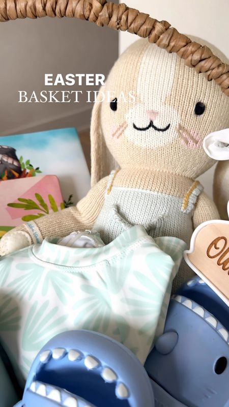 Easter basket ideas for a boy! Toddler boy, baby boy // bunny, spring book, sandals, swimsuit, Easter pajamas, crafts, & more! 

#LTKfindsunder50 #LTKkids #LTKbaby