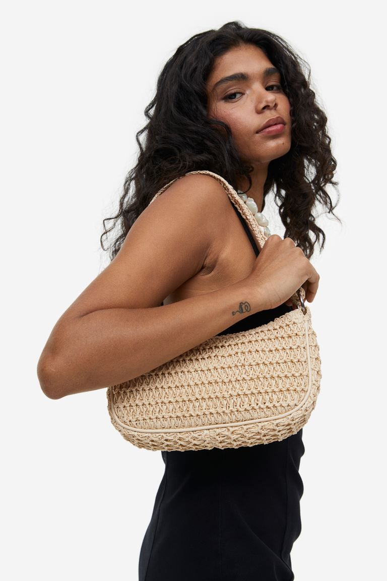 Straw shoulder bag | H&M (US + CA)