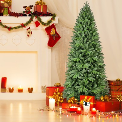 Racxily 5FT Holiday Tree - 756 Tips Christmas Tree, Easy Assembly Hinged Branches, Sturdy Metal Stand, Classic Green, Compact for Small Spaces | Target