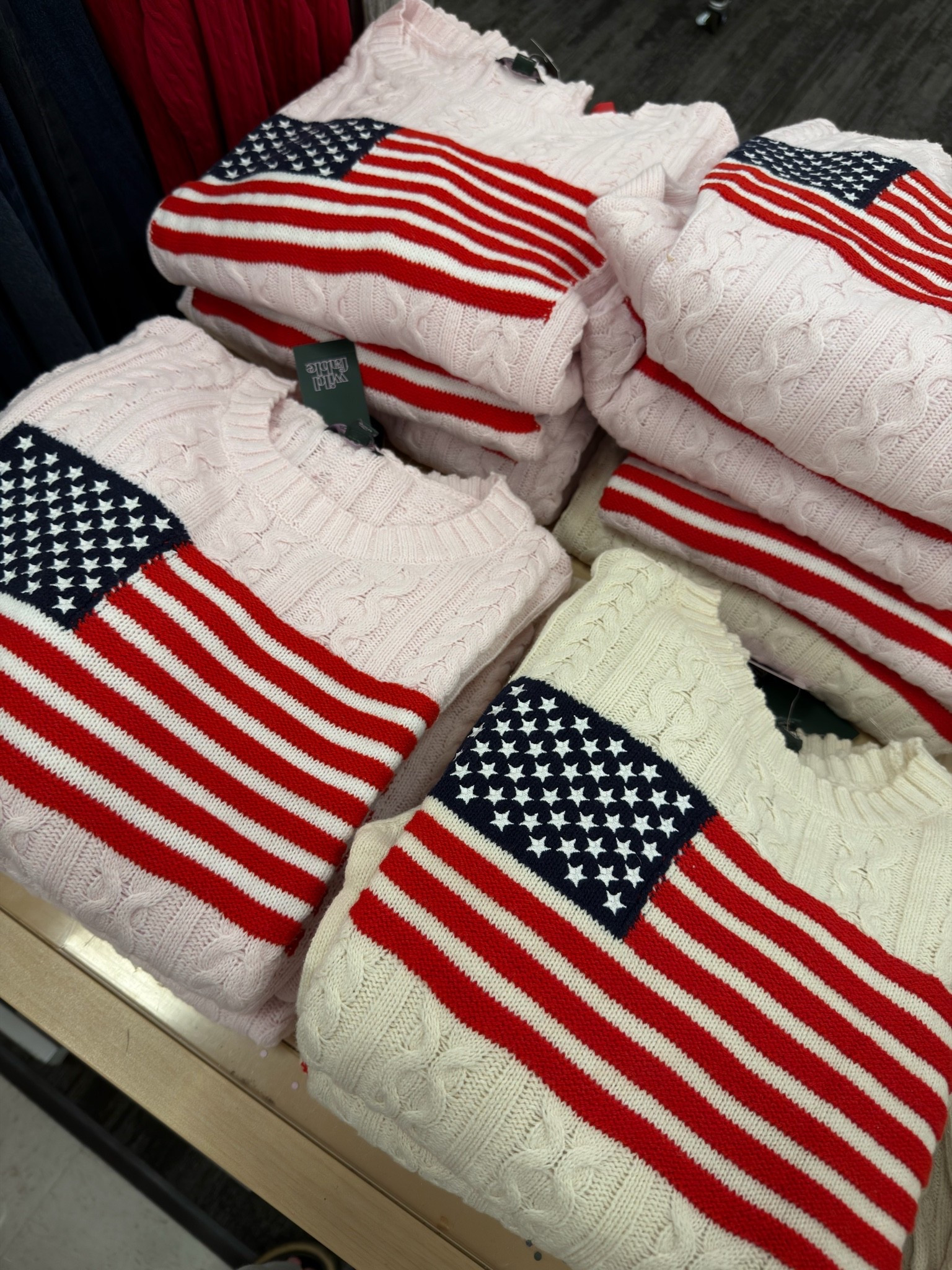 $35 flag sweater!! so cute for mdw or the fourth! 🇺🇸 

fourth of july outfit
mdw outfit
usa flag sweater