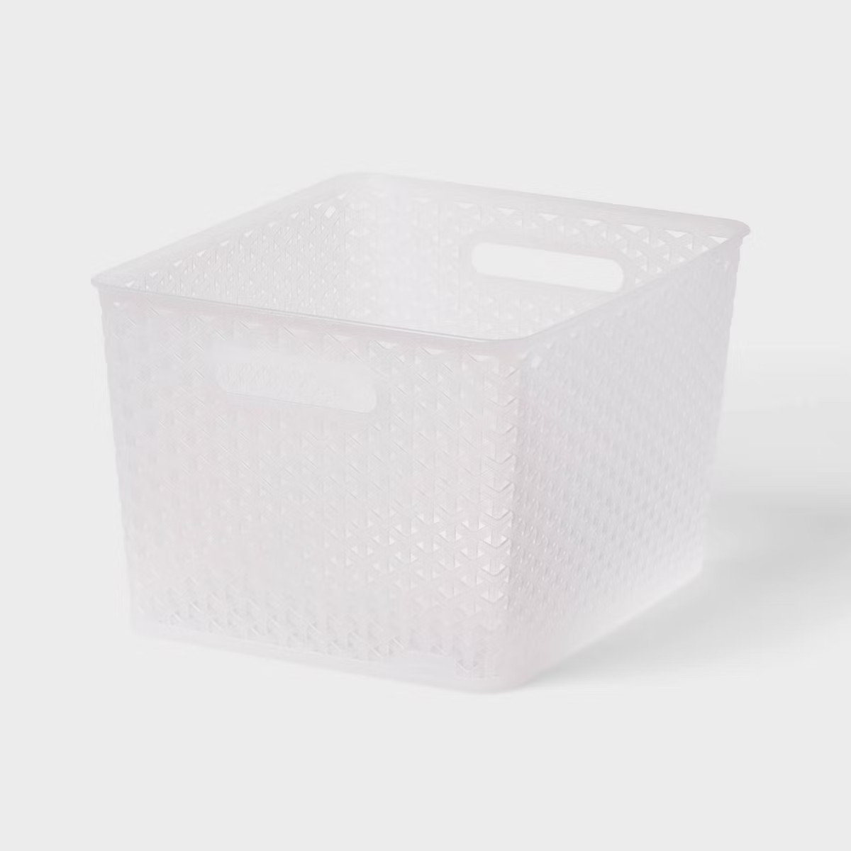 Y-Weave Large Decorative Storage Basket Translucent - Brightroom™: BPA-Free Polypropylene, 18L,... | Target