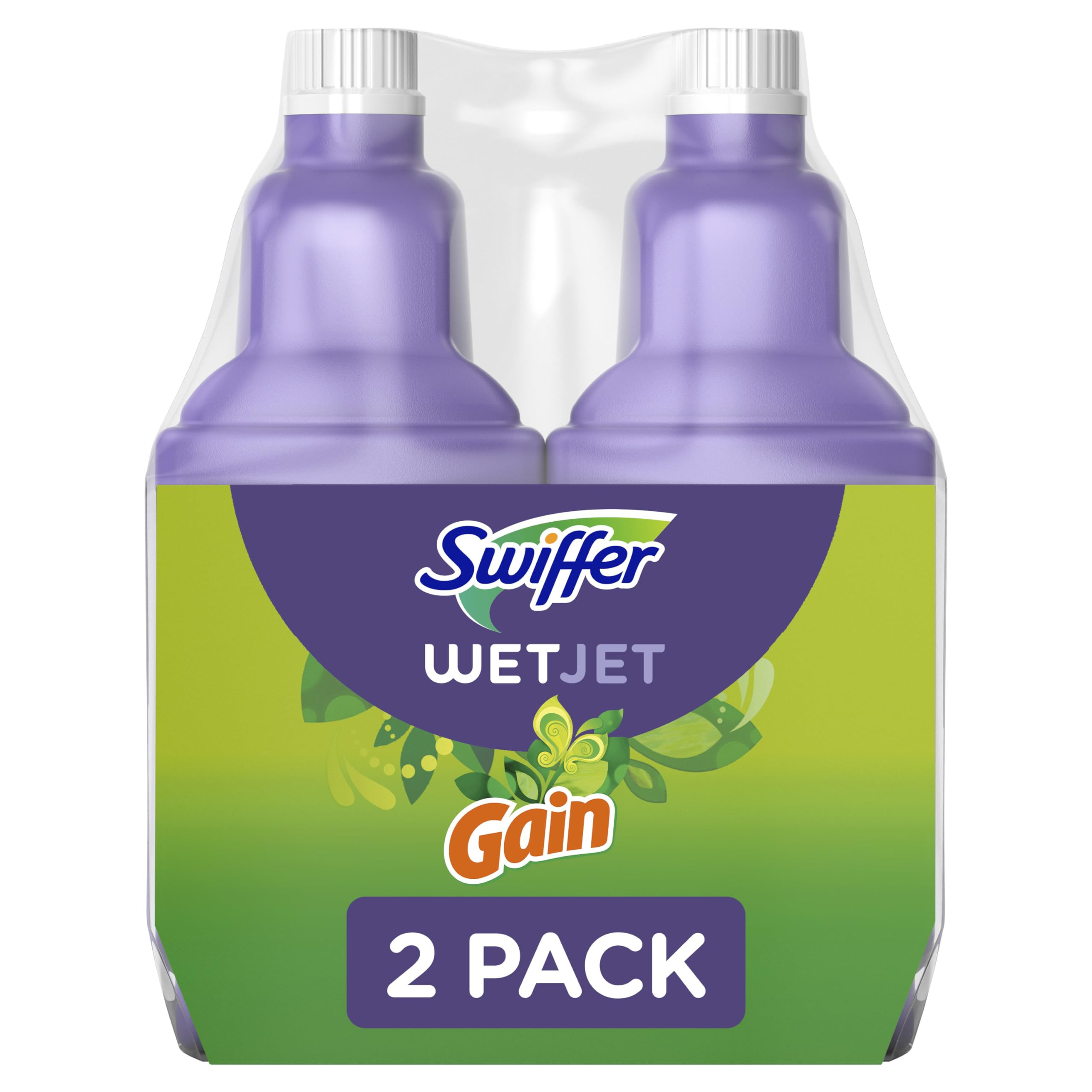 Swiffer WetJet Multi-Purpose and Hardwood Liquid Floor Cleaner Solution Refill, with Gain Scent, ... | Amazon (US)