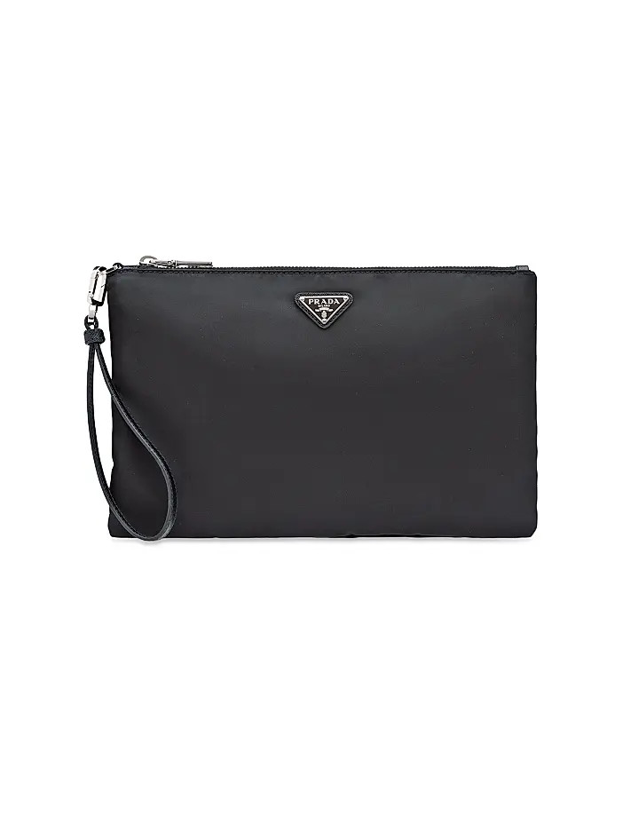 Re-Nylon and Saffiano Leather Necessaire | Saks Fifth Avenue