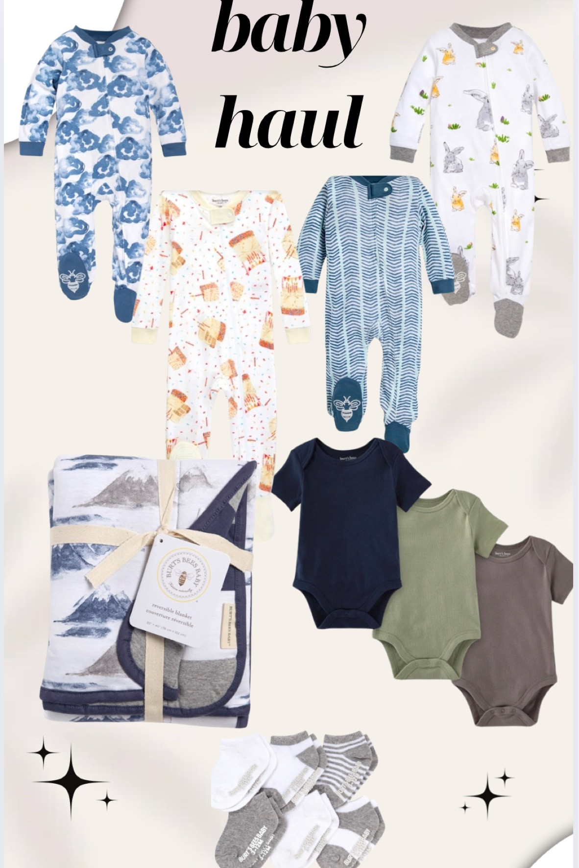 baby haul via burt’s bees baby! they’re having a site wide sale right now - everything is 40-70% off and FREE SHIPPING! I got all of this for less than $50!