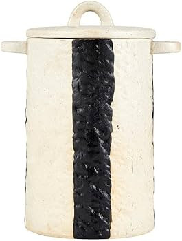 47th & Main Ceramic Canister for Countertop Kitchen Canister with Lid, 3.25"Dia x 4.75"W x 6"H St... | Amazon (US)