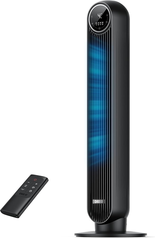 DREO Tower Fan for Bedroom, 2026 Upgraded DC Motor, 28ft/s High Velocity, 20dB Ultra Quiet Standi... | Amazon (CA)