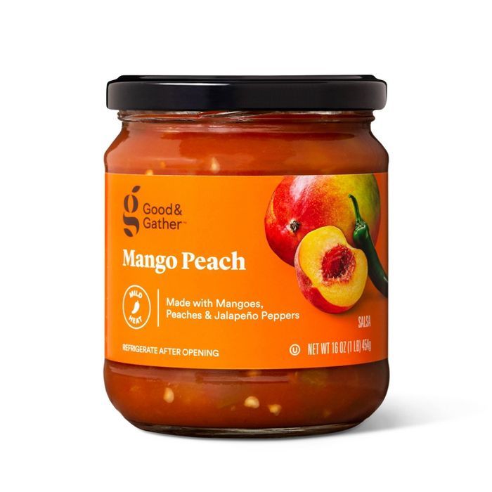 Mild Mango Peach Salsa 16oz - Good & Gather™ | Target