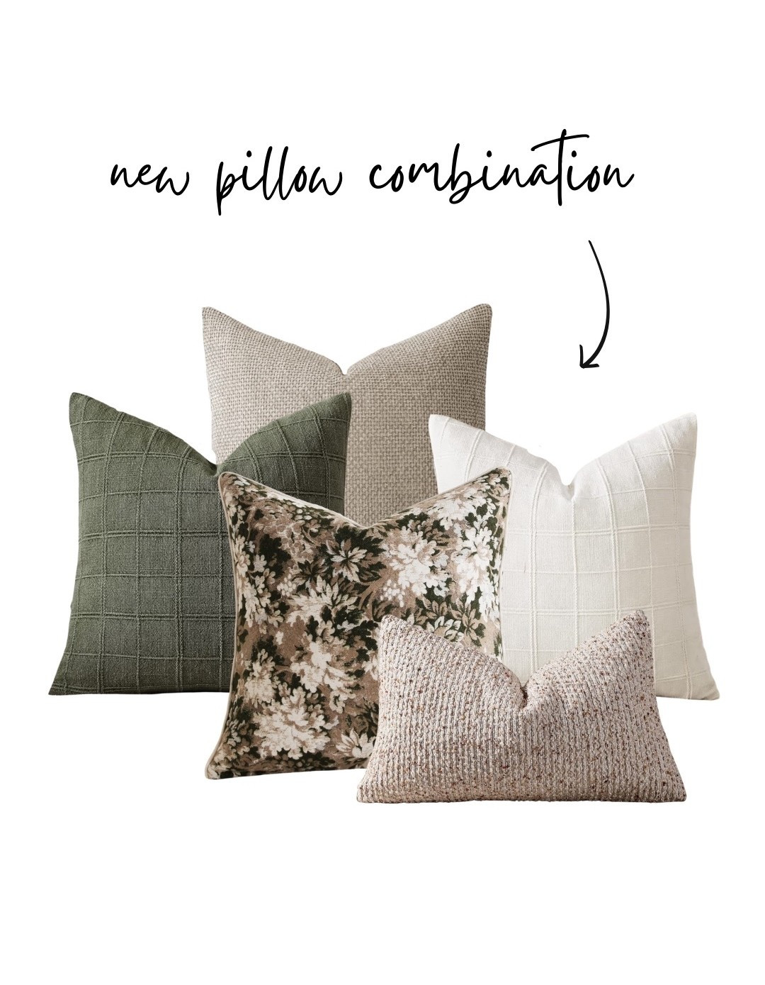 Designer look for less pillows for your sofa! I always get my covers from Amazon and the inserts! Always size up your covers.

18 x 18 cover → 20 x 20 insert
20 x 20 cover → 22 x 22 insert

Styling tip: Group pillows in 3’s and mix and match patterns, colors and textures. 20 x 20, 18 x 18 and then a small lumbar in front.

Pillows, design help, sofa pillows, floral pillows, texture, neutral home, cozy home, home design, interior design, design ideas 

#LTKHome #LTKSaleAlert