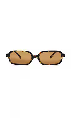 Miu Miu Rectangle Sunglasses in Havana from Revolve.com | Revolve Clothing (Global)
