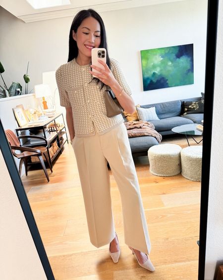 L A T E L Y ✨ 5 recent outfits with pieces you’ve seen before worn in different ways. Do you have a favorite? 

Work outfit 
Best bra
Wide leg jeans outfits 
Linen outfits 

#LTKSeasonal #LTKStyleTip #LTKWorkwear
