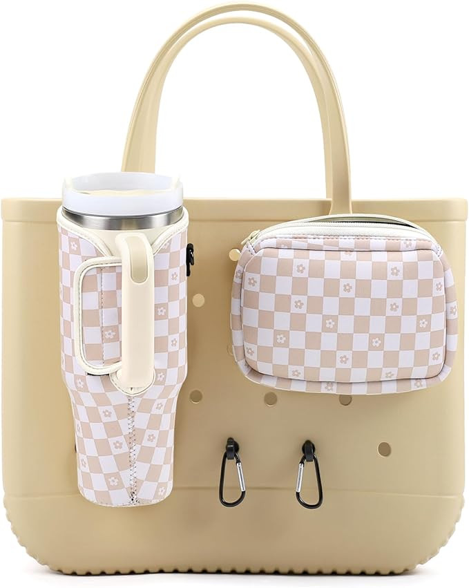 4PCS Organizer Holder for Bogg Bag, Accessories for Bogg Bags, Phone & Cup Holder compatible with... | Amazon (US)