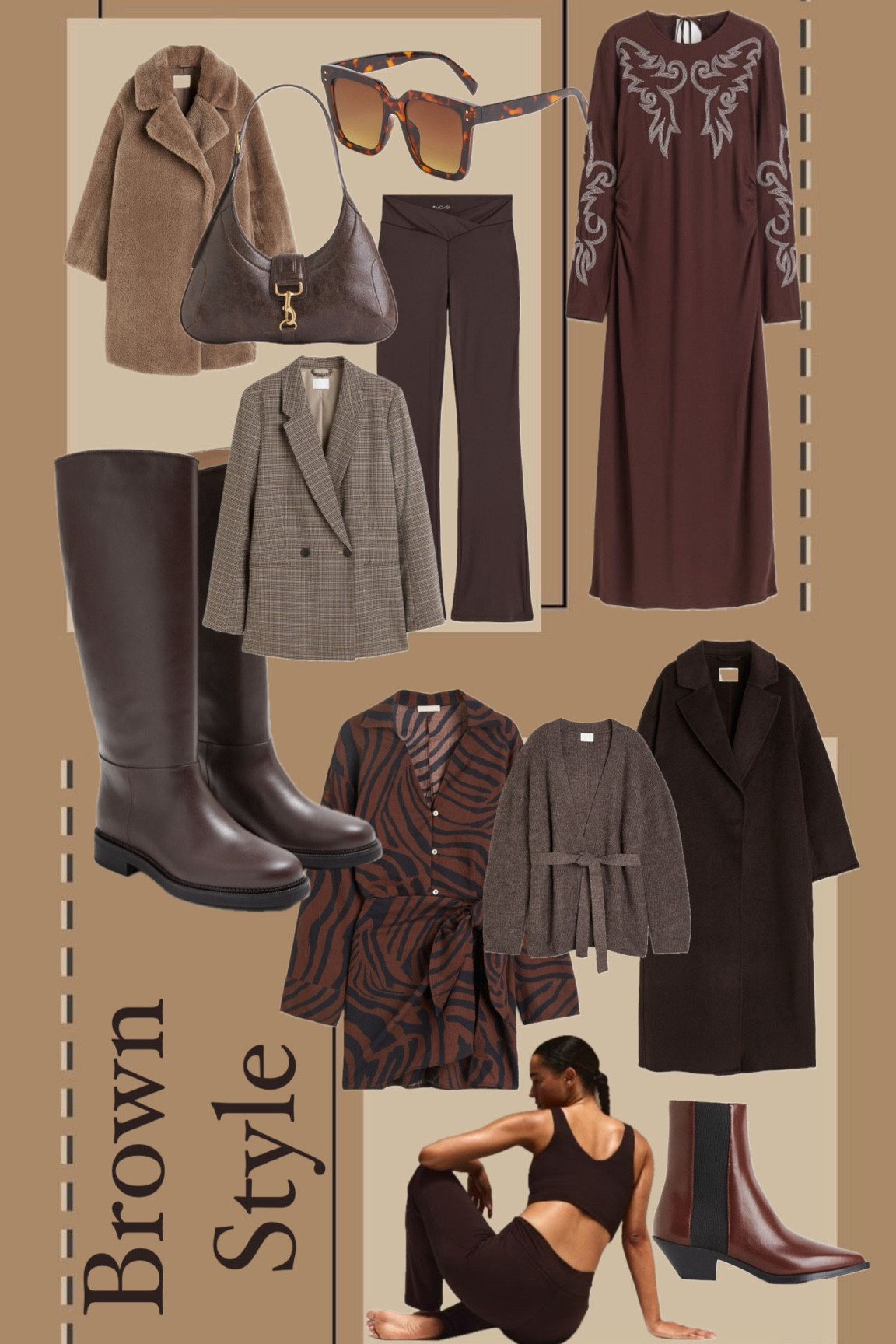 Brown Style 

#LTKeurope #LTKstyletip #LTKfindsunder50