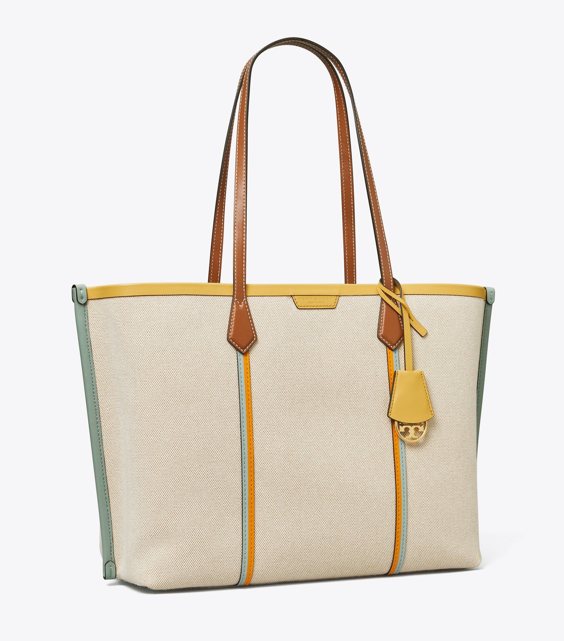 Perry Canvas Triple-Compartment Tote | Tory Burch (US)