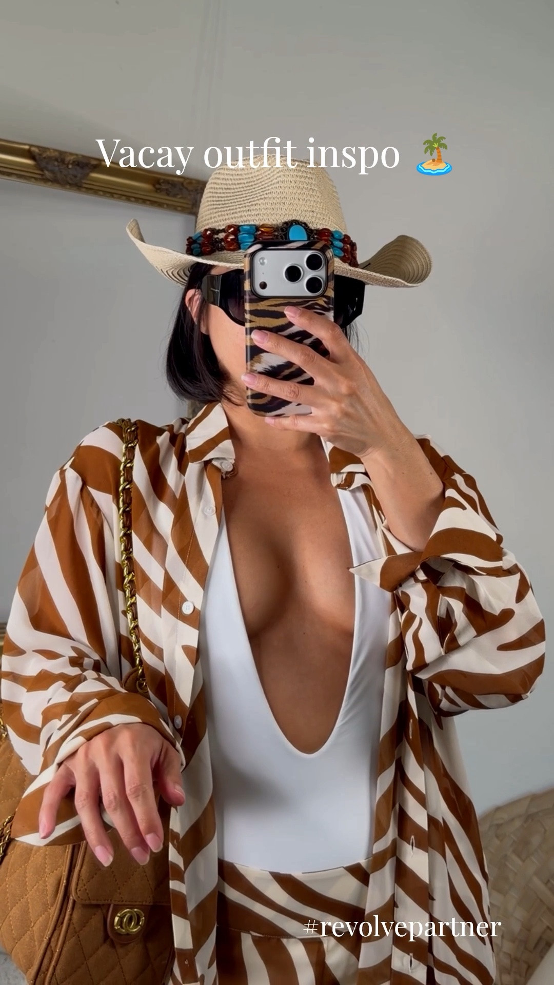 Here’s a little vacay outfit inspo for you wearing some @revolve goodies #revolvelartner 🏝️! Wearing a s in the swim and shorts. M in the top.

#LTKootd #LTKPetite #LTKSwim