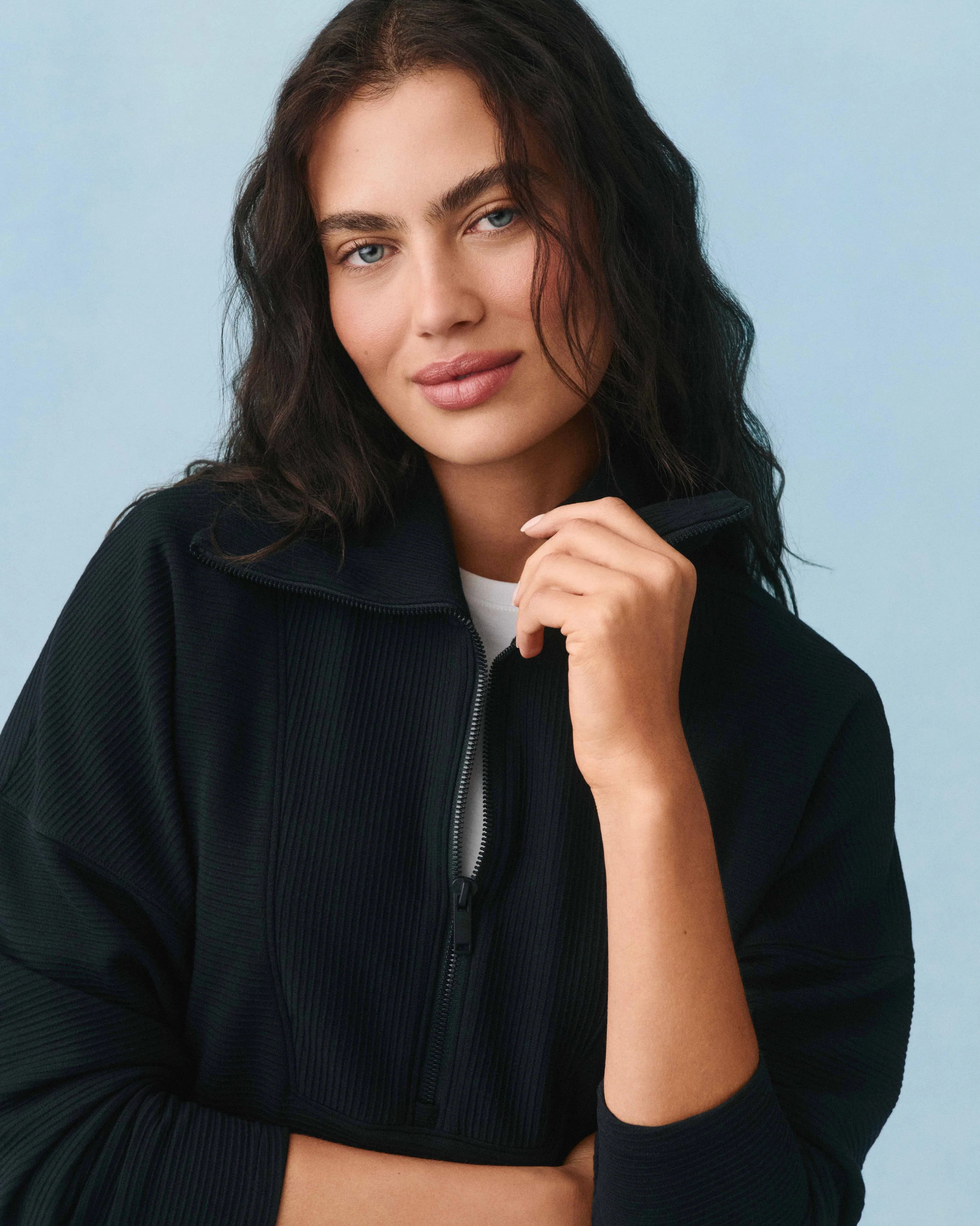SPANX AirEssentials® French Rib Half Zip | Spanx