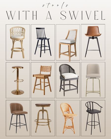 Swivel stools - counter stools, barstools, Kitchen furniture 



#LTKhome